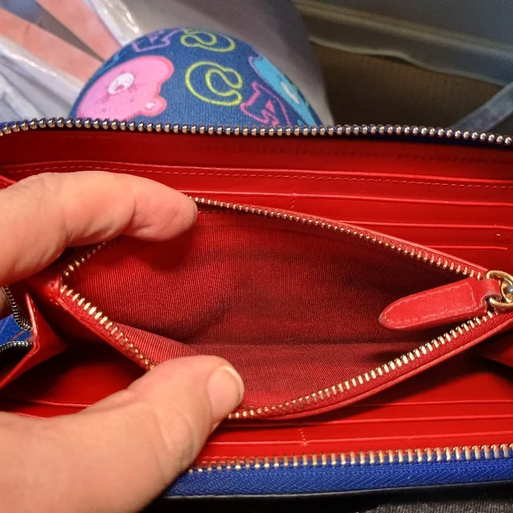 Christian Louboutin Panettone blue spiked long wallet - Picture 12 of 12